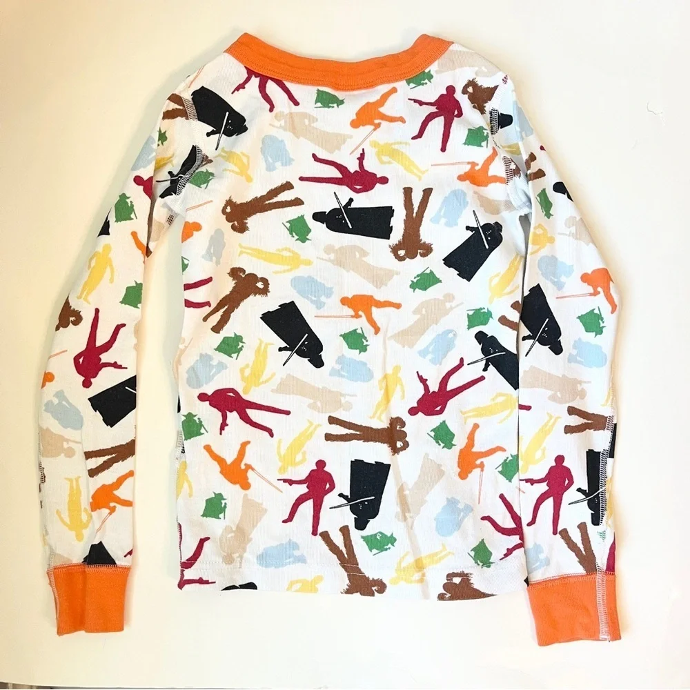 Hanna Andersson Star Wars Orange and White Pajama Set